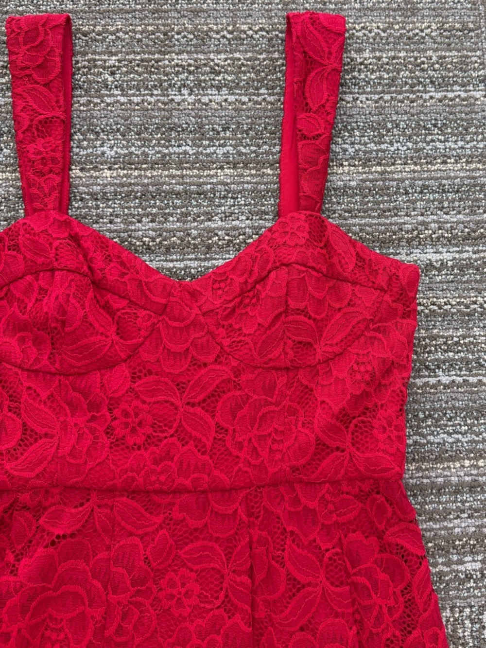 Anthropologie | Hutch Red Lace Dress NWT